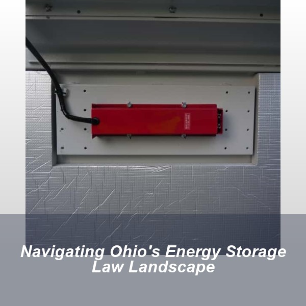 Navigating Ohio's Energy Storage Law Landscape